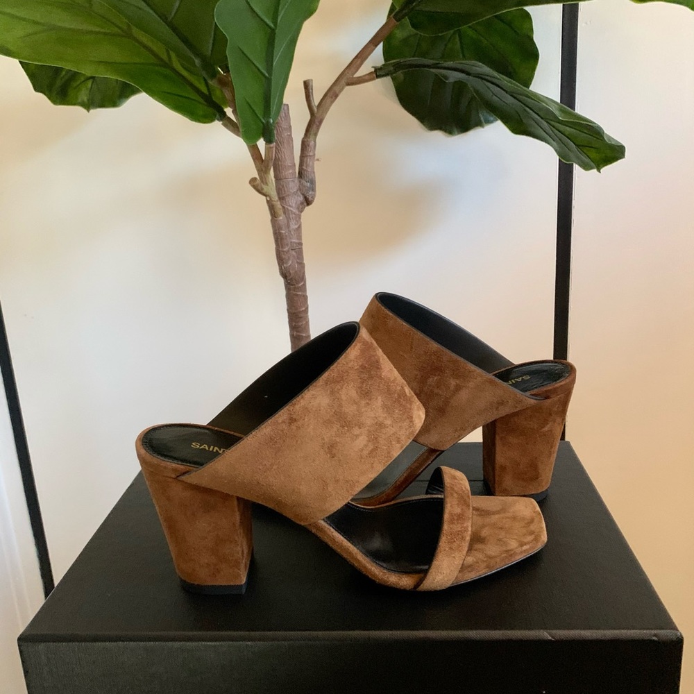 Saint Laurent Oak 75 Mule Sanda SALE!!! 48 hours!!